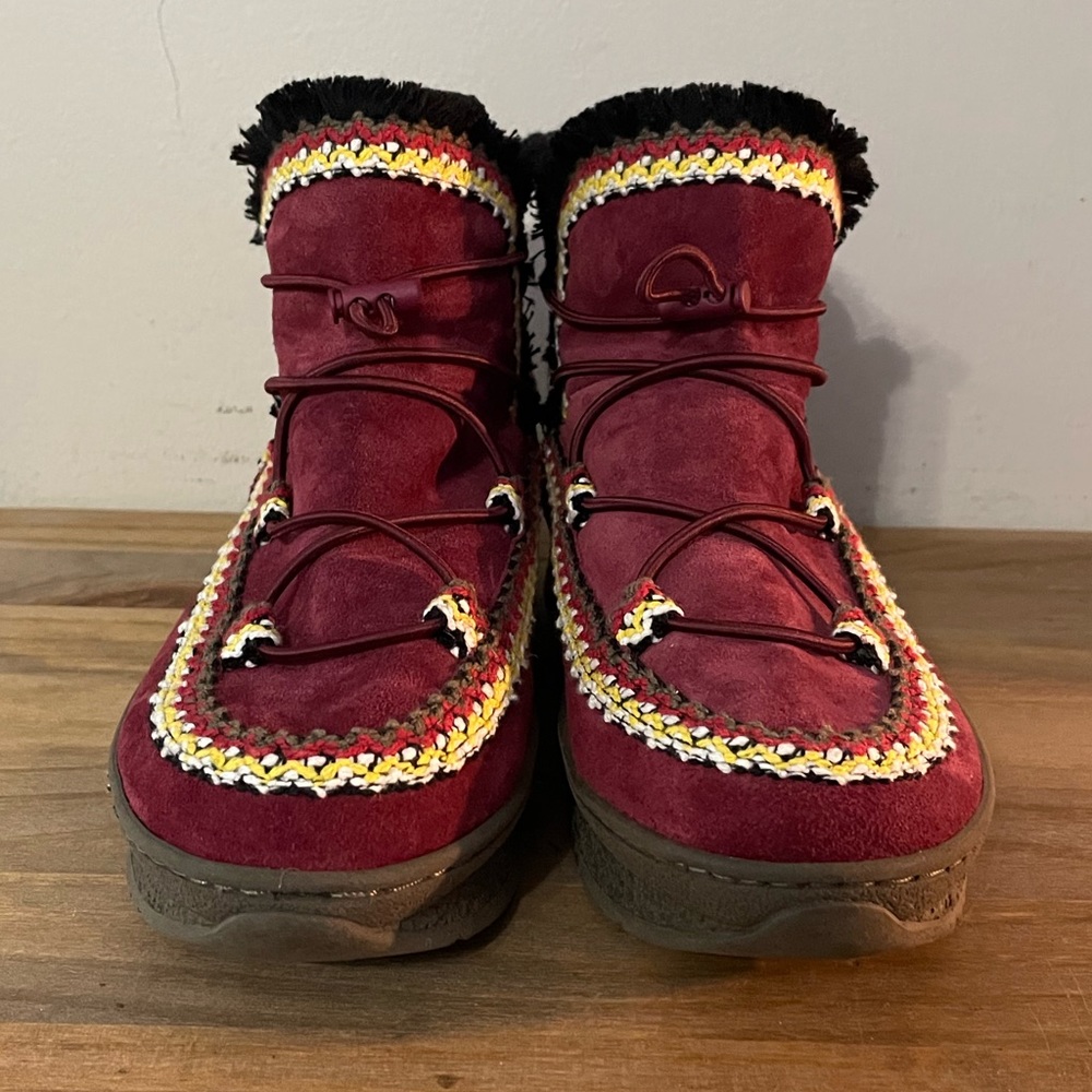 OTBT Terreno Cherry Faux Fur Lined Cold Weather Boots Women’s Size: - Picture 2 of 5